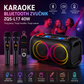 Karaoke Bluetooth Zvučnik ZQS-L17 40W sa Bežičnim Mikrofonom – Prenosivi Party Speaker sa LED Svetlima