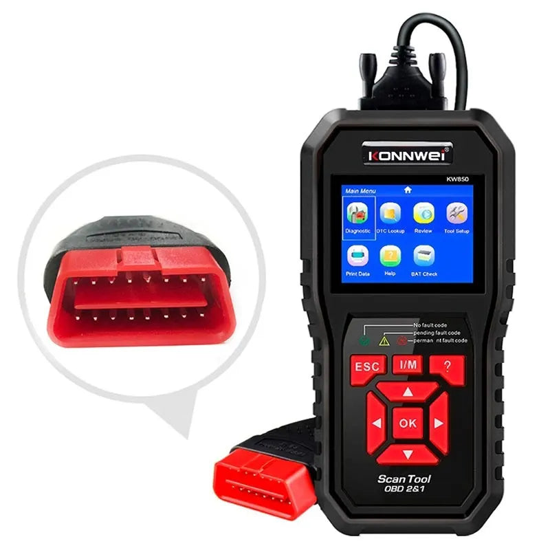KONNWEI KW850 OBD2 Auto Dijagnostika Profesionalni Skener sa LCD Ekranom