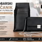 Konobarski Novčanik sa Lancem i Futrolom – Profesionalni Novčanik za Konobare sa 7 Pregrada, Futrolom za Pojas i Eko Kožom