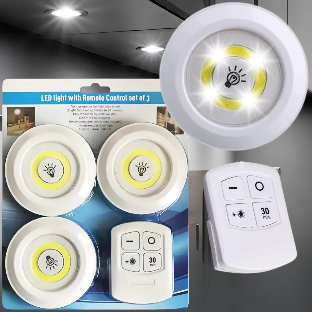 LED Svetla na Baterije 3u1 – 3+3 GRATIS, Jednostavna Montaža