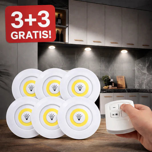 LED Svetla na Baterije 3u1 – 3+3 GRATIS, Jednostavna Montaža