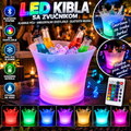 LED Kibla sa Zvučnikom – Ambijentalno Osvetljenje i Bluetooth Muzika
