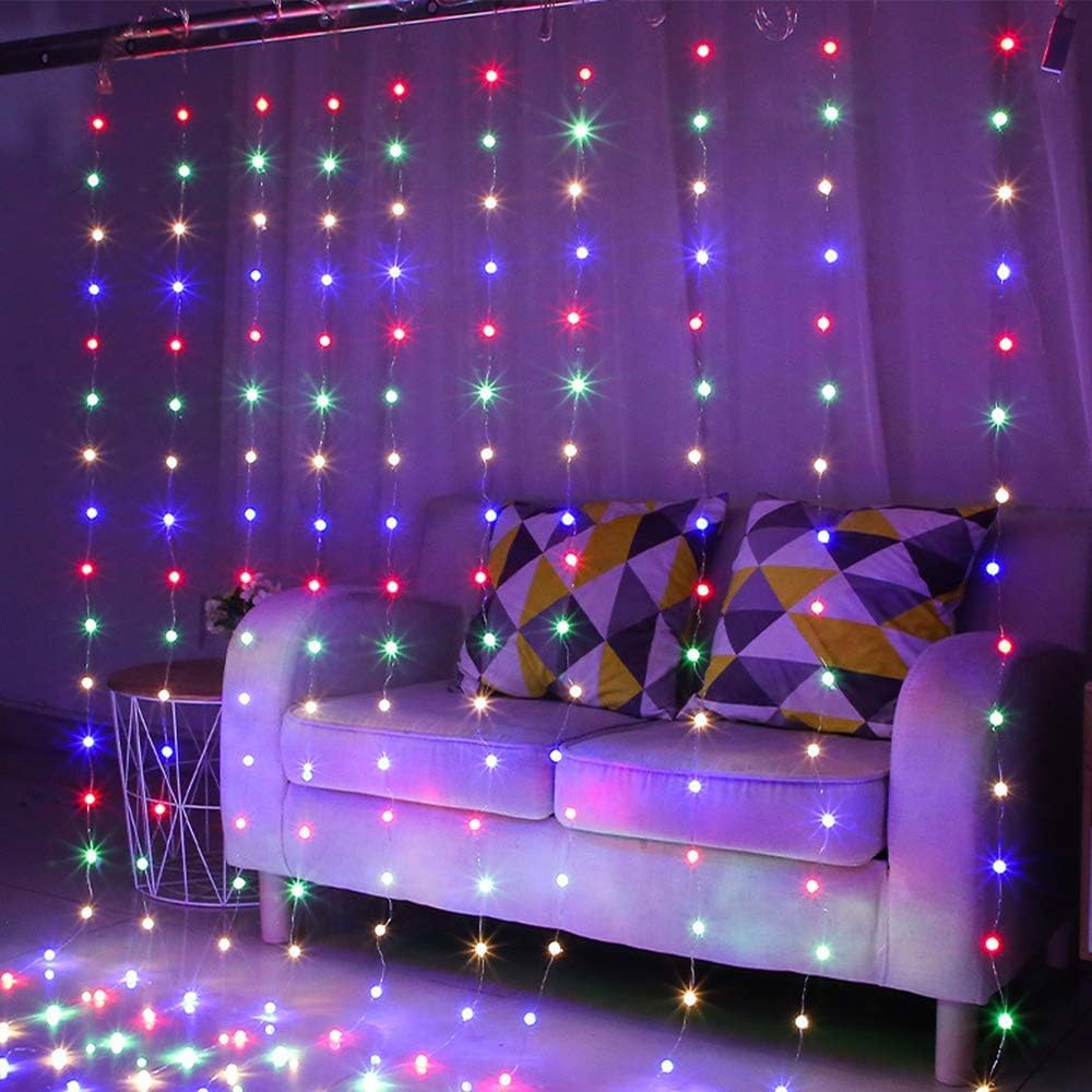 LED zavesa novogodisnja 3x3 metara RGB Sarena