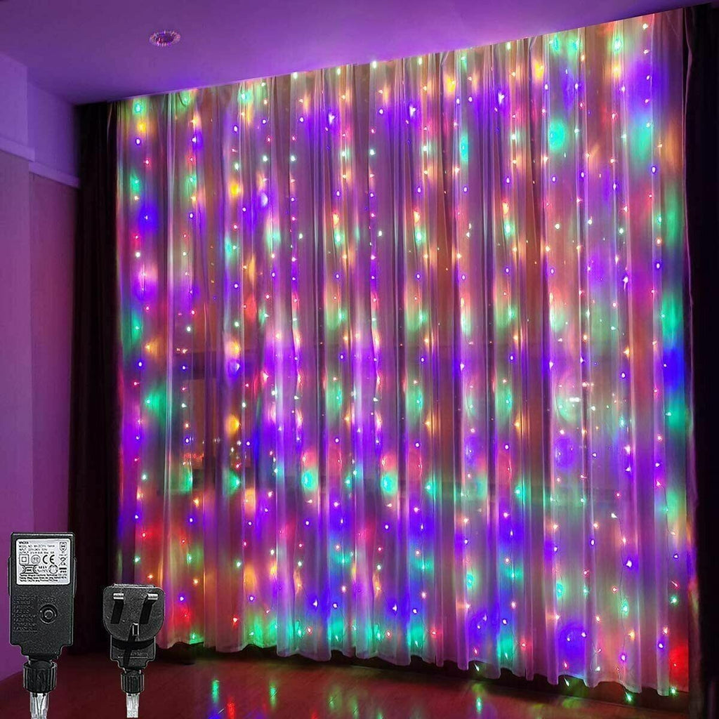 LED zavesa novogodisnja 3x3 metara RGB Sarena