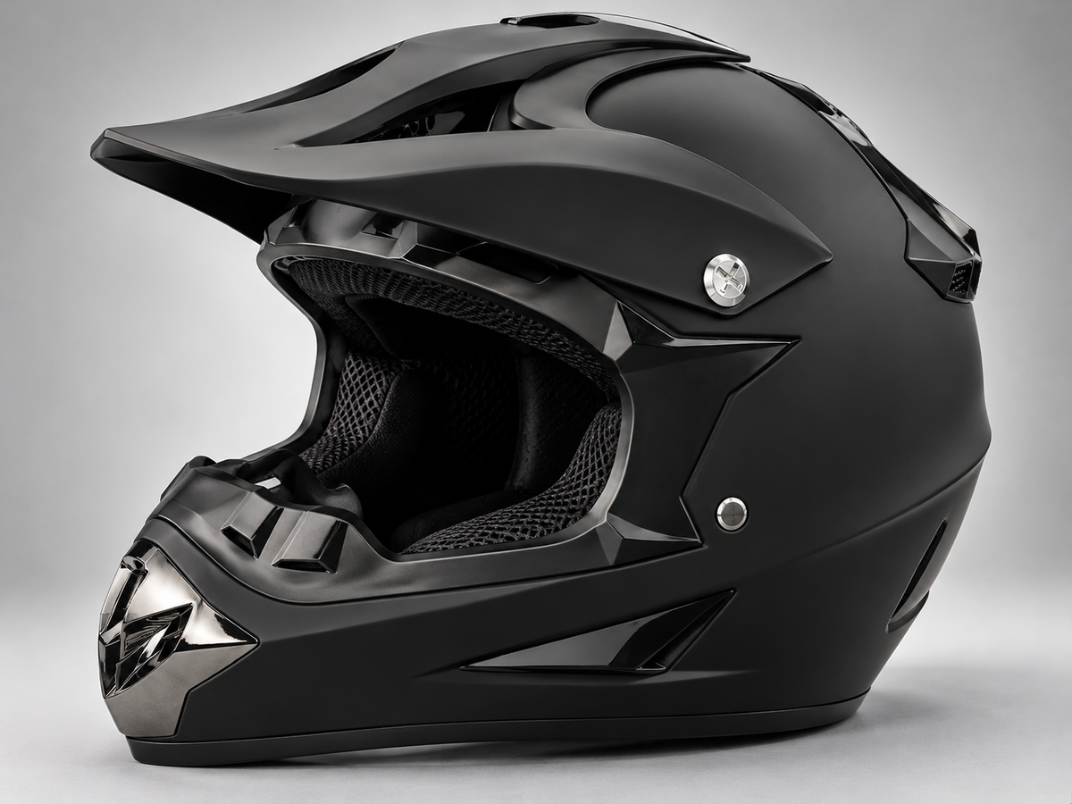 Cross i Enduro Kaciga za Motor i Kv ad – Integralna Zaštitna Kaciga sa Štitnikom i Ventilacijom