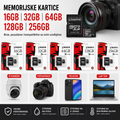 Kingston MicroSD Kartice 16GB do 256GB – Brzo Čuvanje Fotografija, Video Zapisa i Podataka