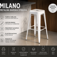 Milano Metalna Barska Stolica | Moderna Barska Stolica za Kuhinju i Šank