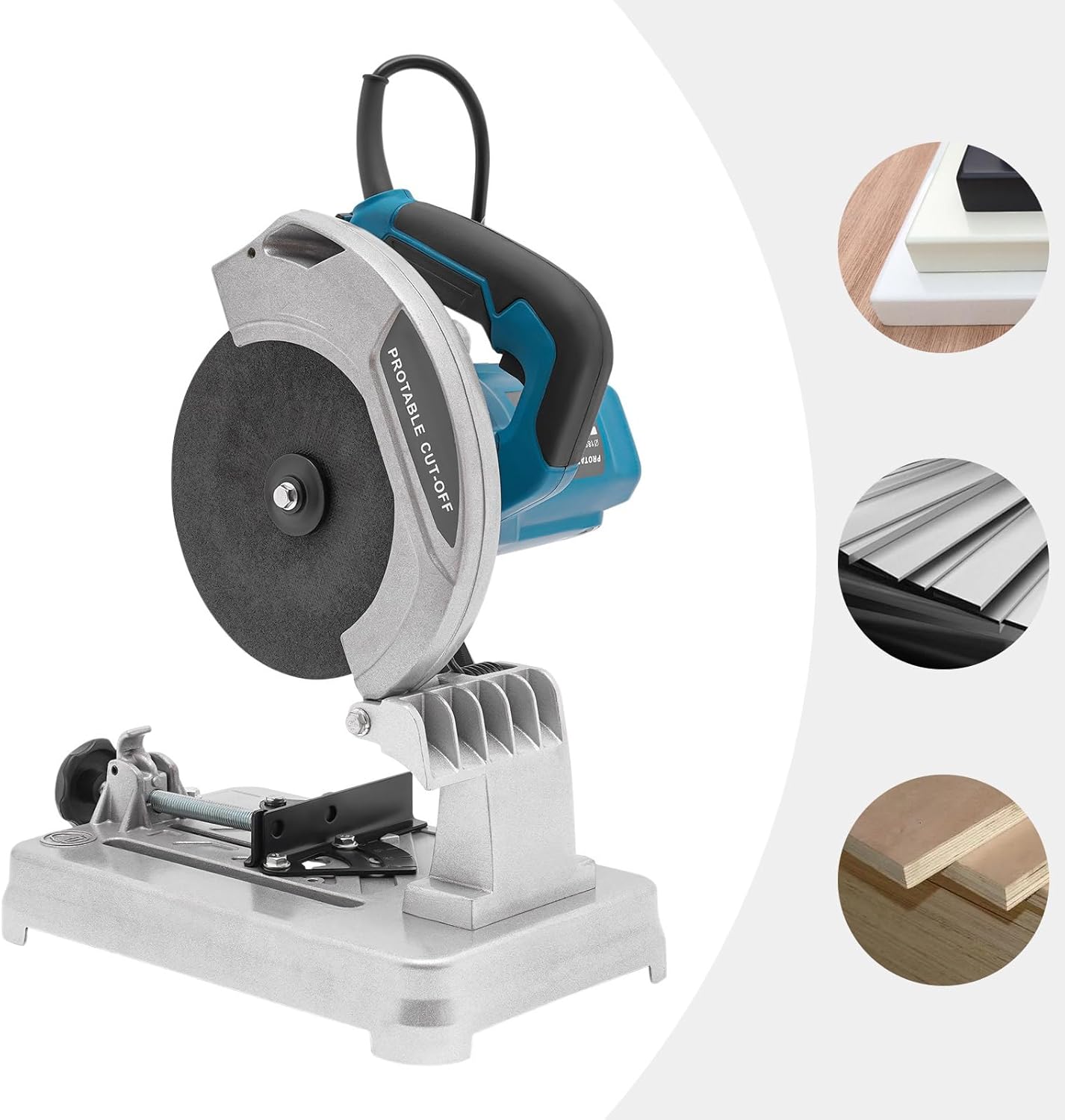 Mini Preklopna Cirkularna Testera 220V – 185mm Stona Testera za Sečenje Metala i Drveta