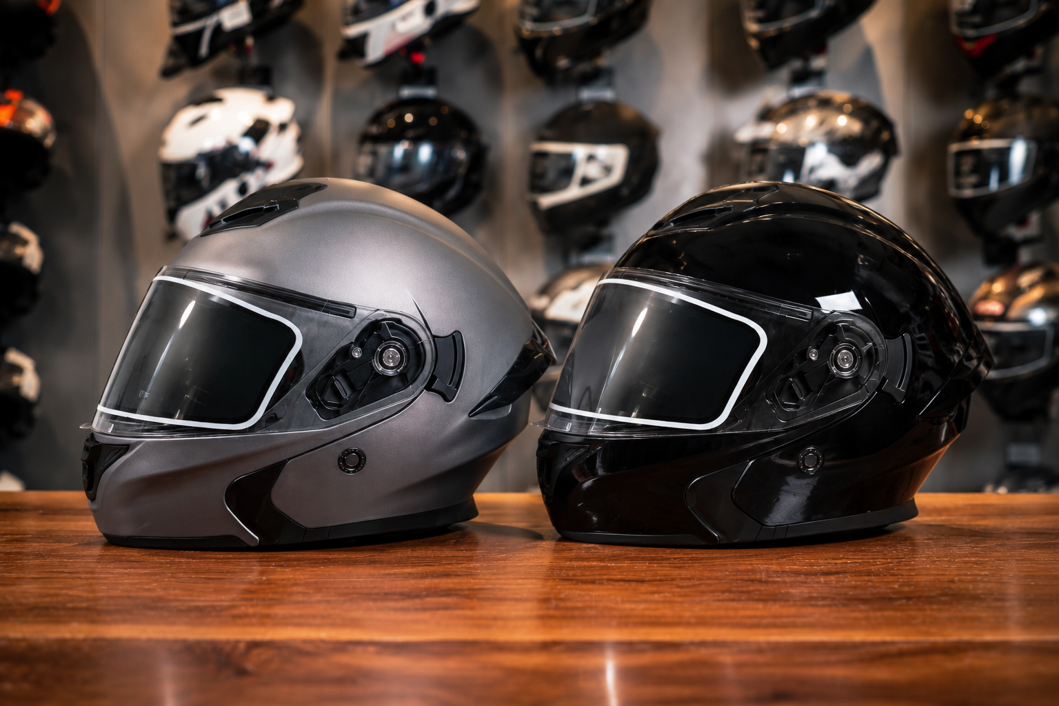 Moto Kaciga na Preklop sa Duplim Vizirom – Flip-Up Modularna Kaciga za Touring, Skuter i Motocikl