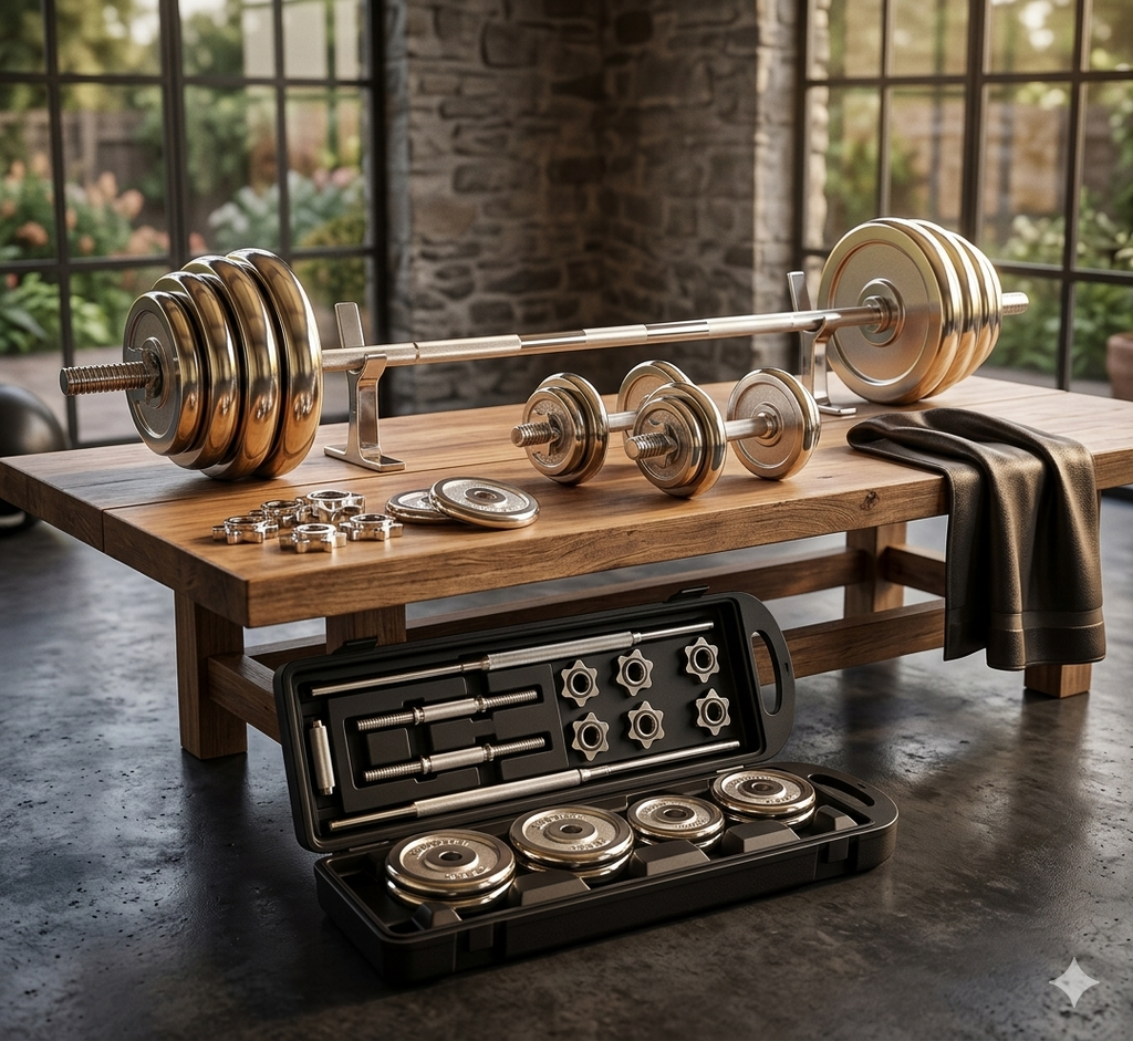 Podesivi Tegovi i Bučice 50kg sa Šipkom za Bench – Profesionalni Set za Kućni Trening i Bodybuilding