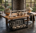 Podesivi Tegovi i Bučice 50kg sa Šipkom za Bench – Profesionalni Set za Kućni Trening i Bodybuilding