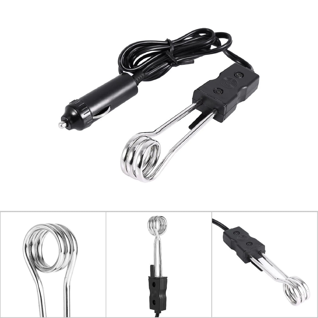 Grejač Vode za Auto 12V – Prenosni Potapajući Mini Bojler za Kafu i Čaj
