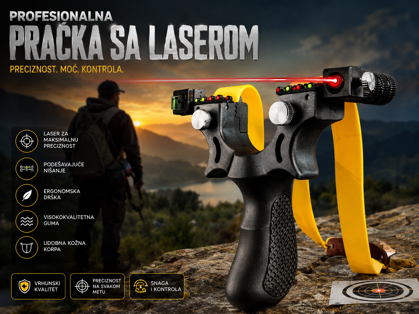 Profesionalna praćka sa laserom
