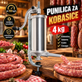 Punilica za Kobasice 4 kg – Mašina za Kobasice, Salame, Kulen i Ćevape | do 100 kg/h