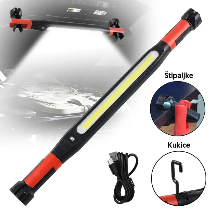 Serviserska LED Lampa – Punjiva, Snažna i Prenosna za Precizan Rad