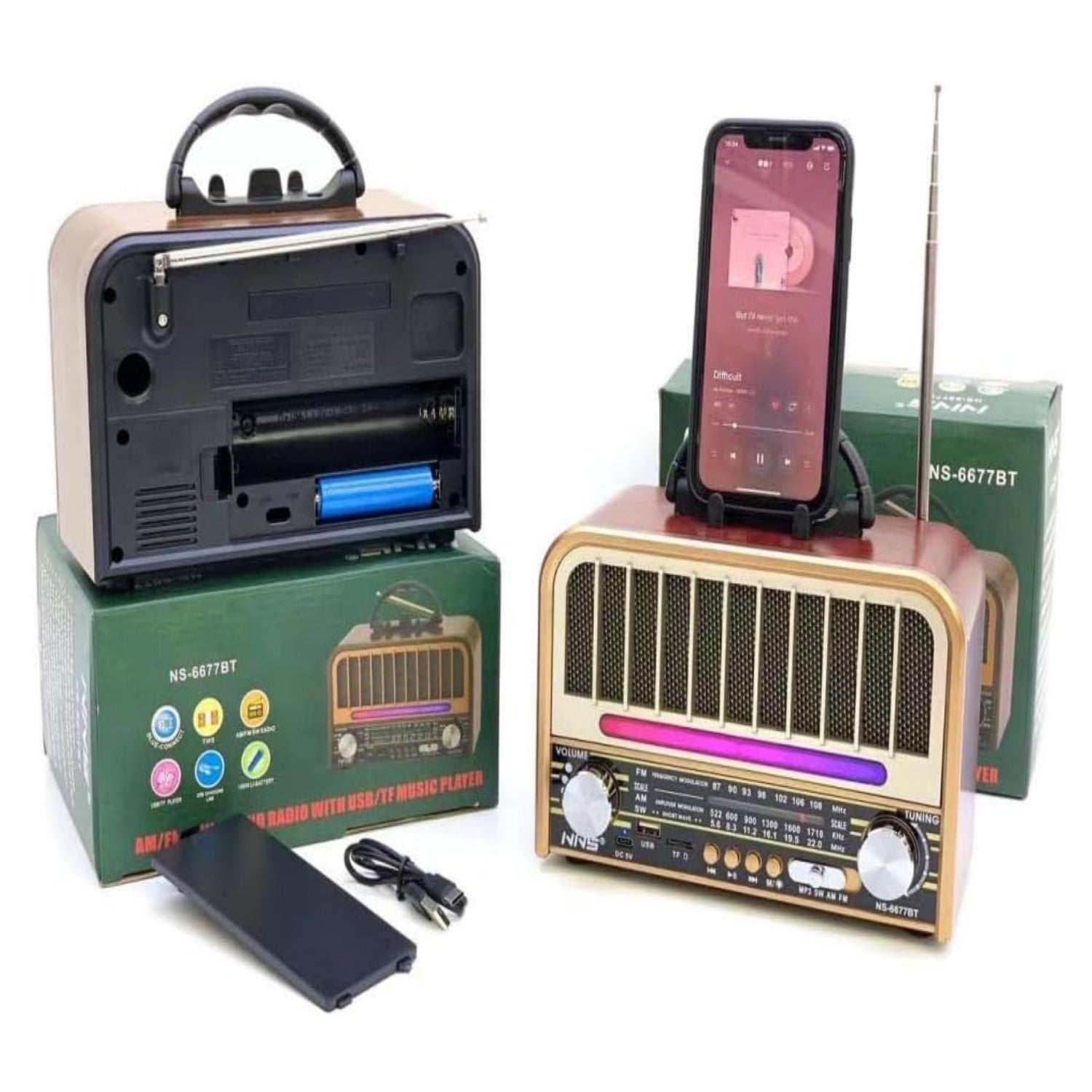 Retro Bluetooth Radio