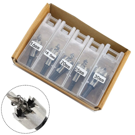 Set burgija od 5 komada za brzo bušenje metala, aluminijuma i fiberglasa