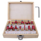 Set Glodala za frezer prihvat 6mm 15 kom