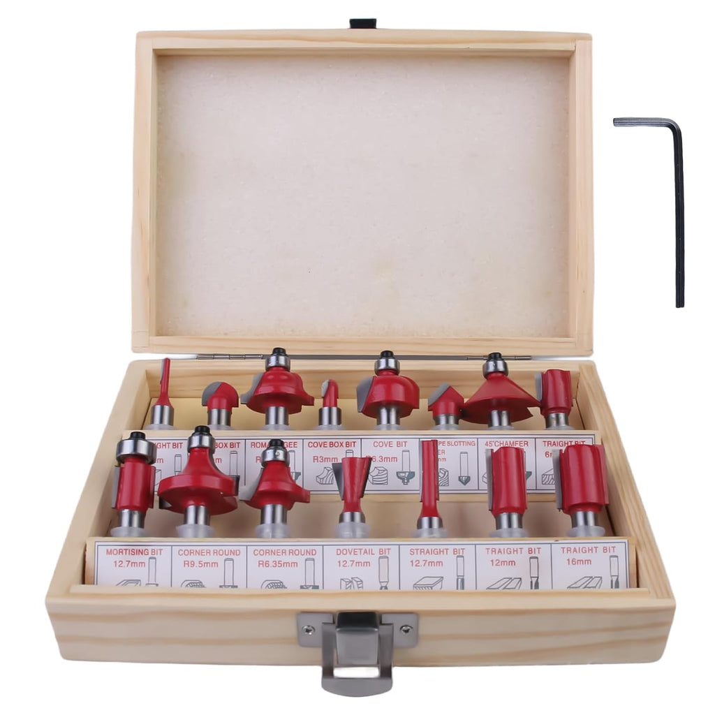 Set Glodala za frezer prihvat 6mm 15 kom