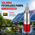 Solarna Potapajuća Pumpa za Vodu 24V 250W Inox – DC Pumpa za Bunare, Navodnjavanje, Rezervoare i Fontane | Visina Podizanja 50 m