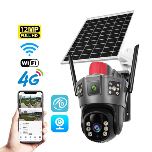 Solarna Ip kamera ELITA 25MP 3 sociva i 3 kamere 4G