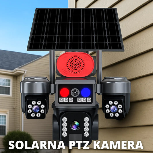 Solarna PTZ Kamera 4G sa tri sočiva 25mpix