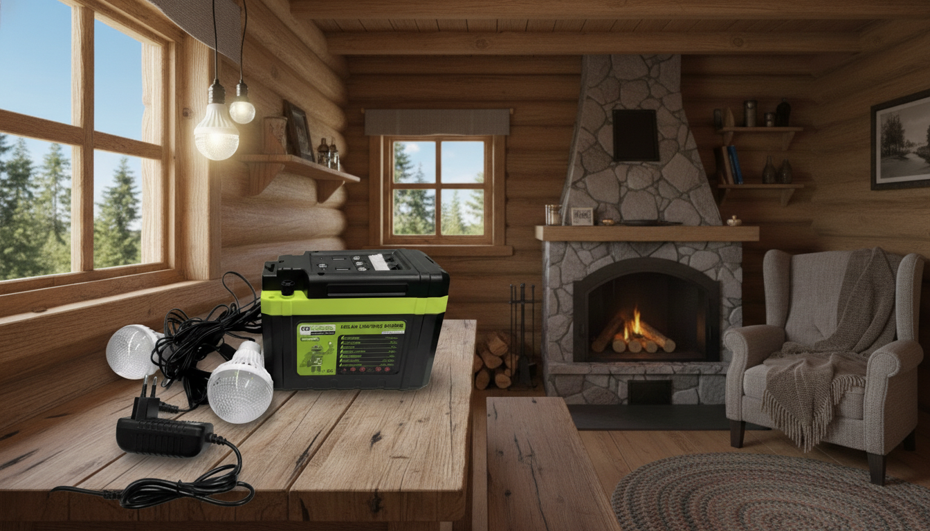 Solarni sistem sa baterijom GD SUPER 12V 8Ah