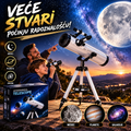 Astronomski Teleskop sa Stativom – Profesionalni Teleskop za Posmatranje Meseca, Planeta i Zvezda | Idealan Poklon za Decu i Odrasle