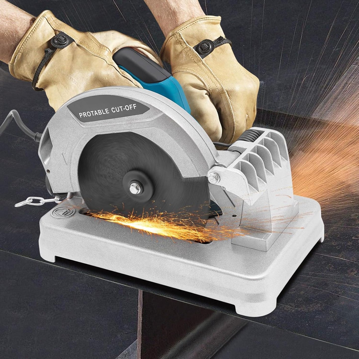 Mini Preklopna Cirkularna Testera 220V – 185mm Stona Testera za Sečenje Metala i Drveta