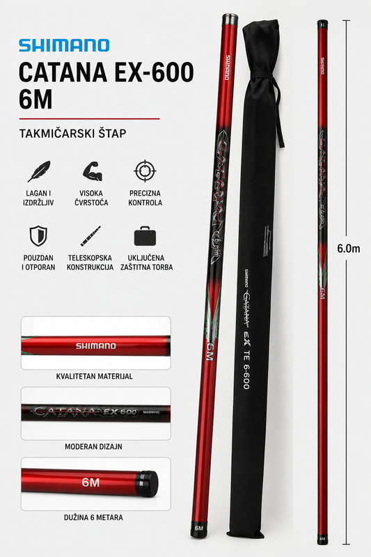 Takmicarac Shimano Catana EX-600 6m