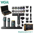 VGR Barber Kit 4u1 – Komplet za Šišanje i Brijanje