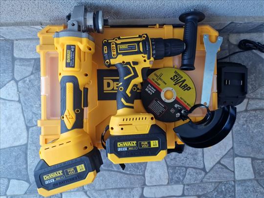 Dewalt set Aku srafilica + Aku brusilica 128v 