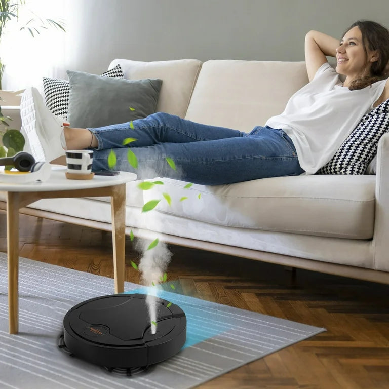 Robot usisivac sa UV svetlom i ovazivacem vazduha