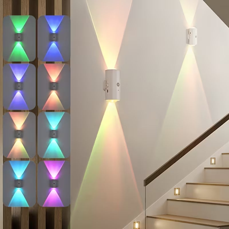 Pametna ambijentalna zidna LED lampa sa senzorom pokreta 1+1 Gratis