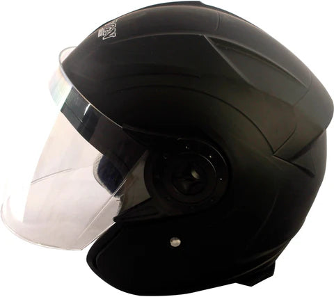 Jet kaciga za motor Bela