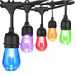 Solarne RGB lampe 10 kom 10m