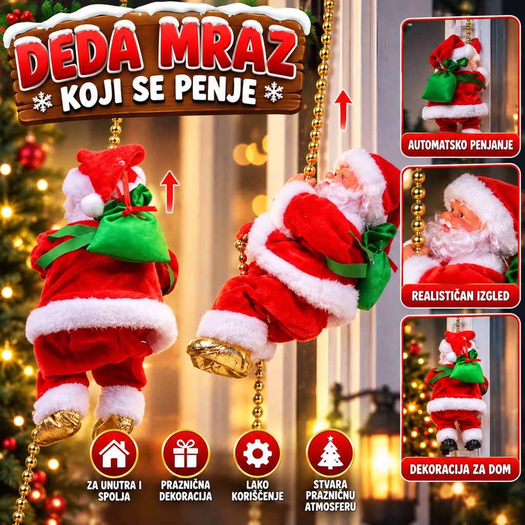 Deda Mraz koji se penje Muzicka igracka