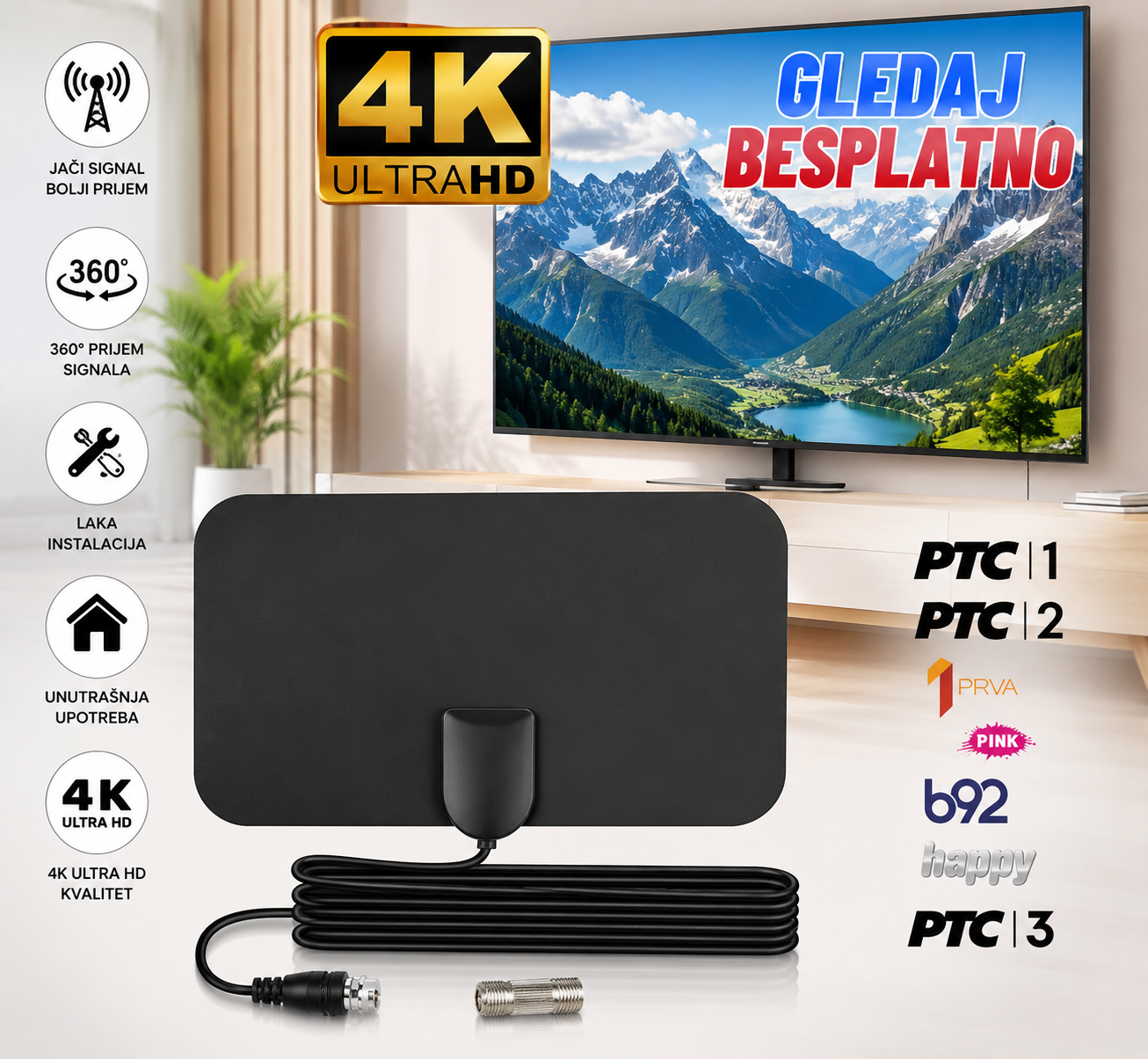 digitalna tv antena,
dvb-t2 antena,
tv antena,
hdtv antena,
full hd antena,
antena za televizor,
sobna tv antena,
unutrašnja antena,
antena za digitalni signal,
dvb t2 srbija,
antena bez pretplate,
uhf vhf antena,
antena za zemaljsku televiziju,
tv oprema,
kućna elektronika,
signal visoke jačine,
jednostavna instalacija,
kompatibilna sa smart tv,
prijemnik dvb-t2,
tv dodatna oprema
