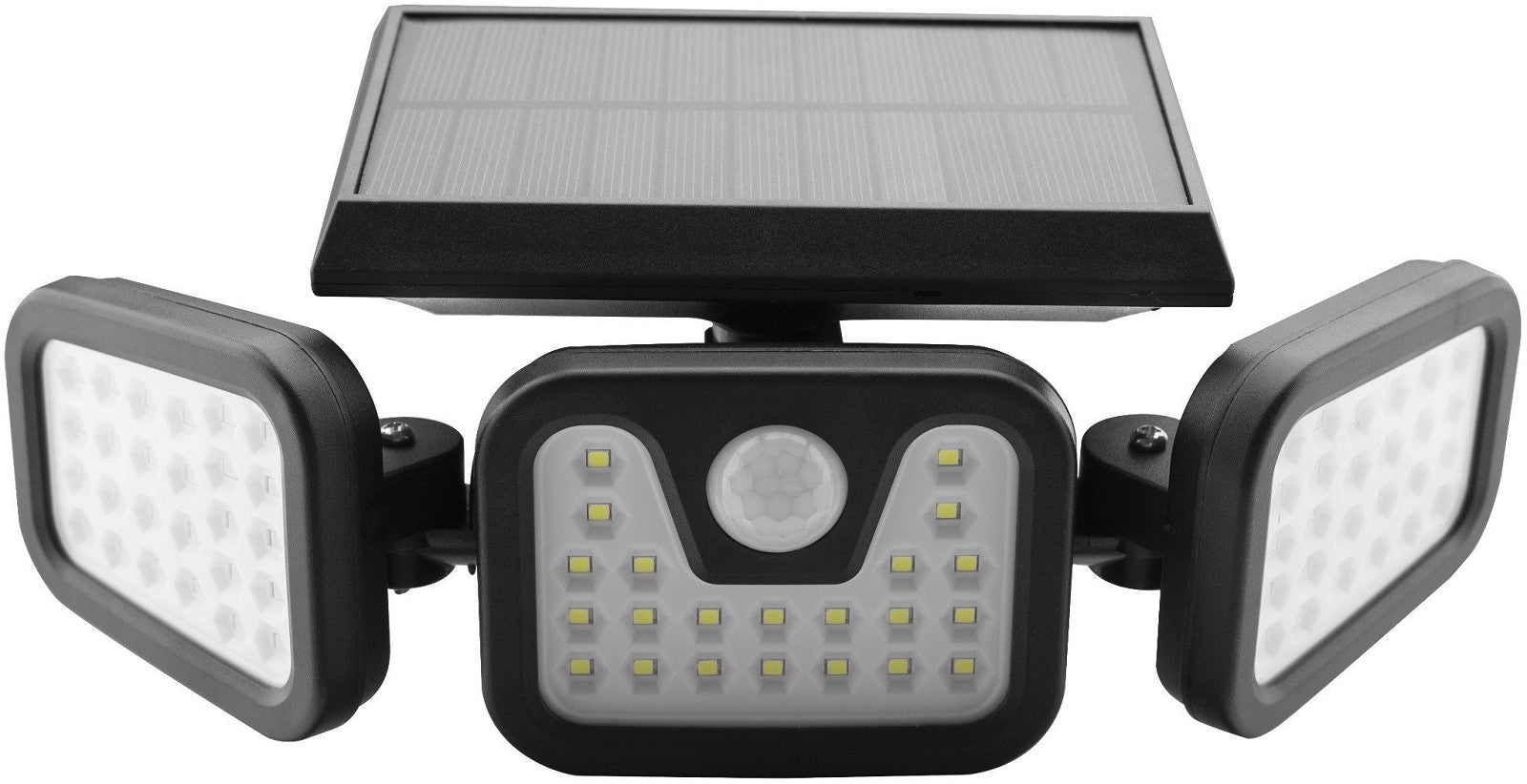 Solarni LED reflektor sa 3 glave i senzorom