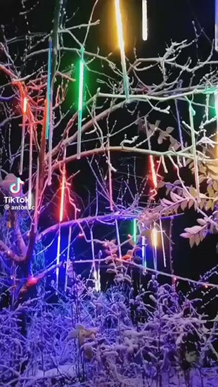RGB Meteorska ledena kisa Novogodisnje lampice