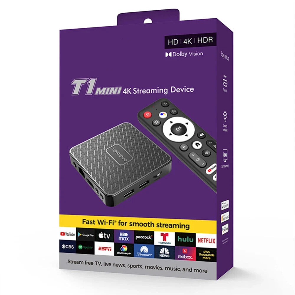 Mortal Smart TV Box T1 Mini Android 14 sa 4K podrškom i Dual WiFi 6